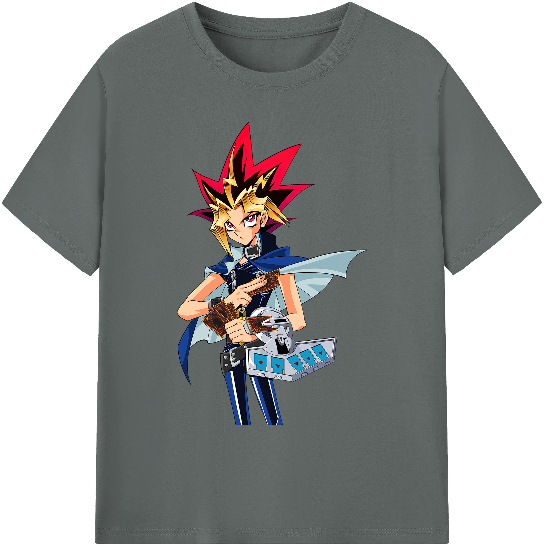 遊☆戯☆王 Yu-Gi-Oh! 綿100％ メンズ半袖Tシャツ｜肌触りやわらか＆通気性